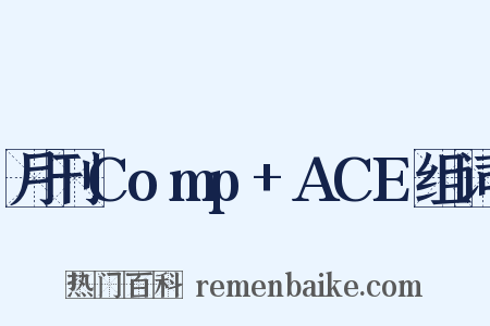 月刊Comp+ACE组词是什么意思的图片